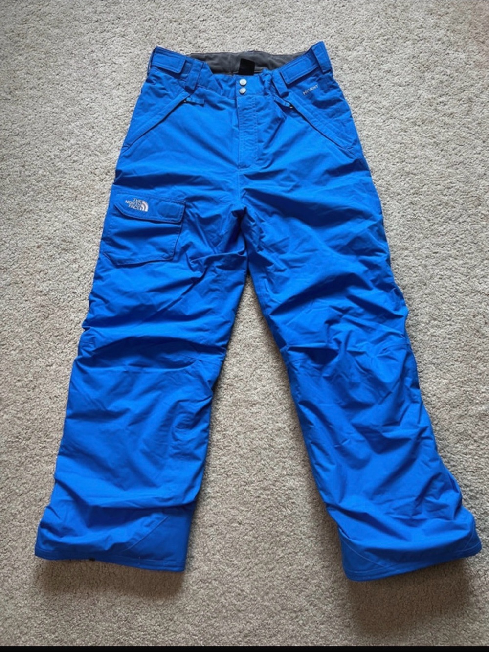 The North Face big boy Bright Blue Snow Pants size XL(18)